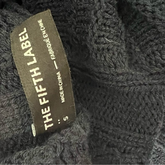 The Fifth Label women’s mockneck navy blue sweater. EUC size S - Picture 9 of 11